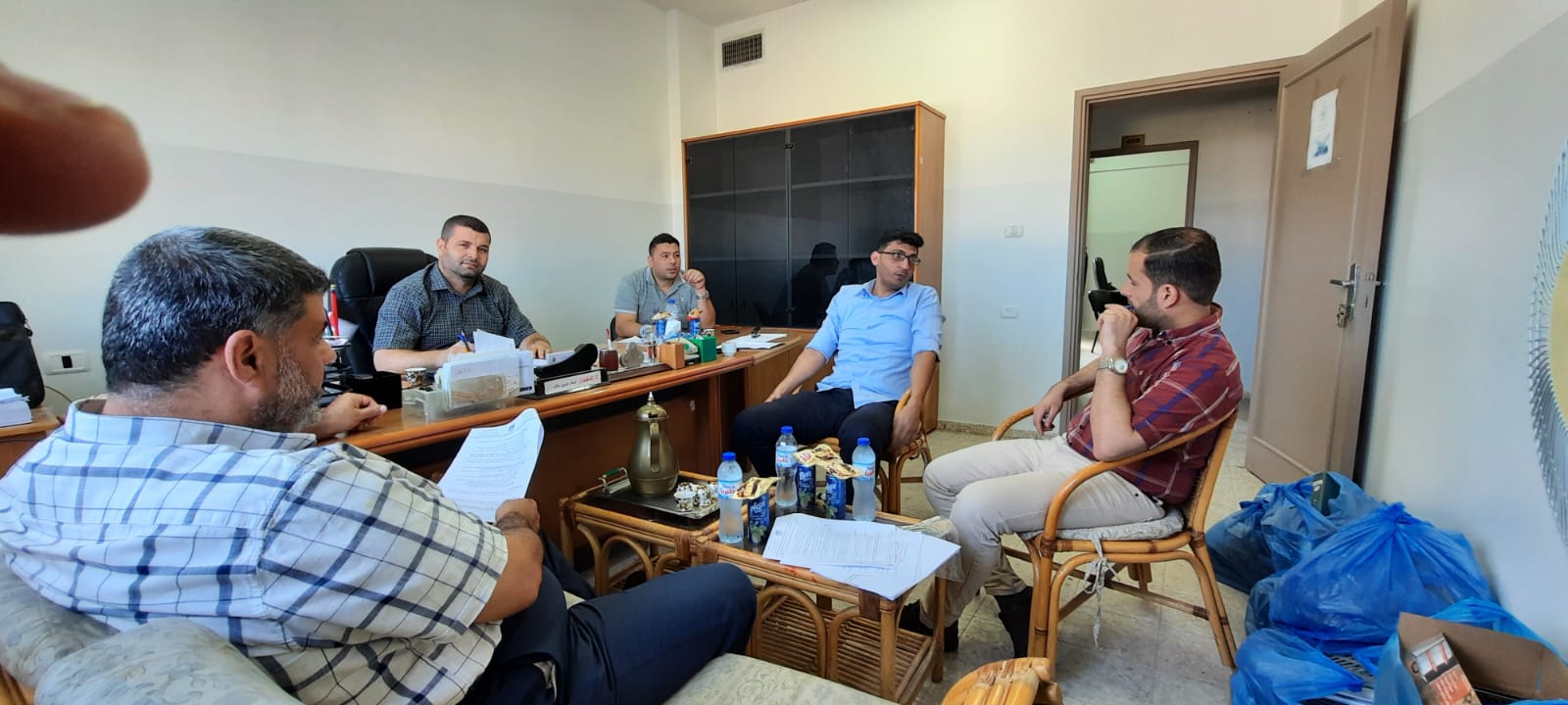 لمناقشة ملاحظات وزارة الزراعة بخصوص الاشتراطات الفنية لحفر الآبار الزراعية قبل نشرها في الوقائع الفلسطينية.