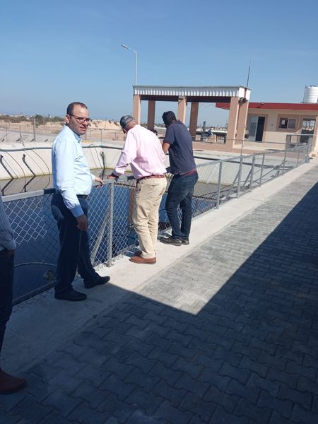 تنفيذ مشروع اعادة استخدام المياه العادمة المعالجة في الزراعة