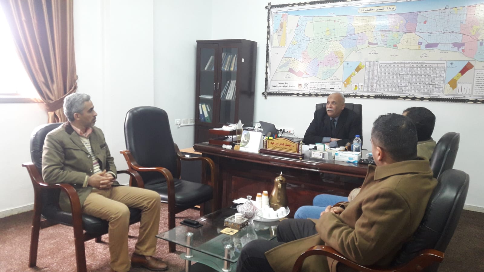 في اطار تهنئتهم بالترقية بالمنصب الجديد